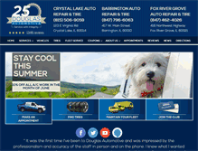 Tablet Screenshot of douglasautomotive.com